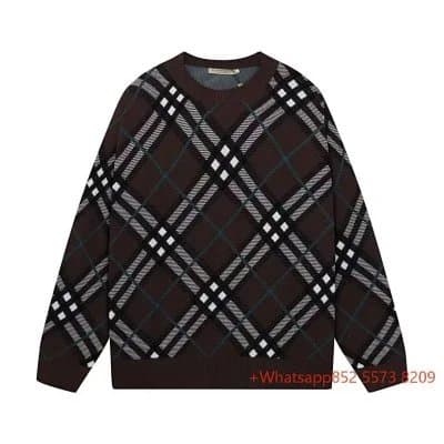 Burberry Knit Sweater Classic Check