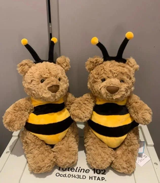Labubu Bee Bear Plush Honey Bee Costume