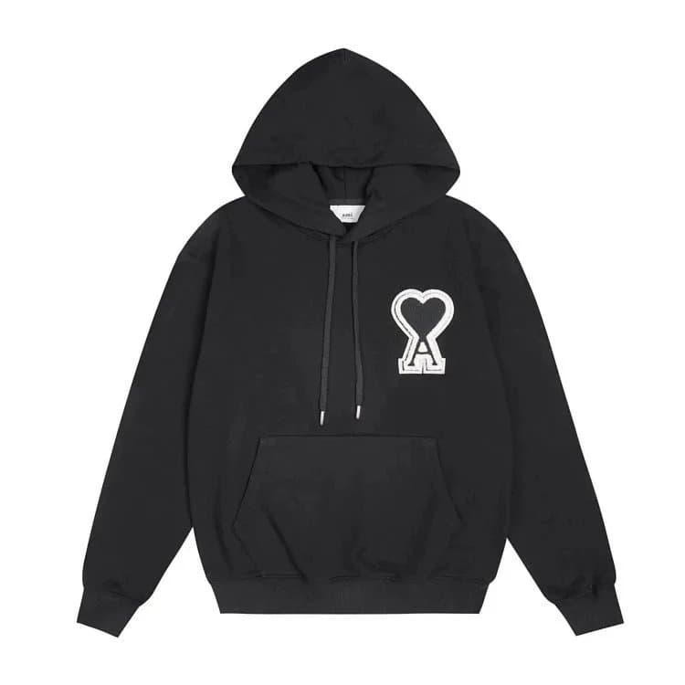 AMI Paris Cardigan Heart Logo — 34