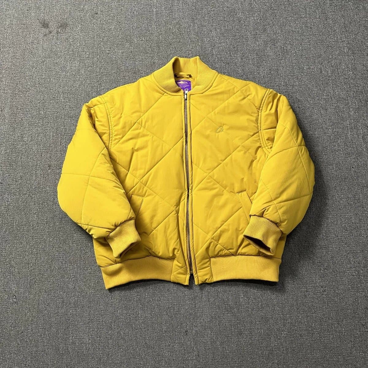 Chrome Hearts Quilted Bomber Jacket Diamond Quilted