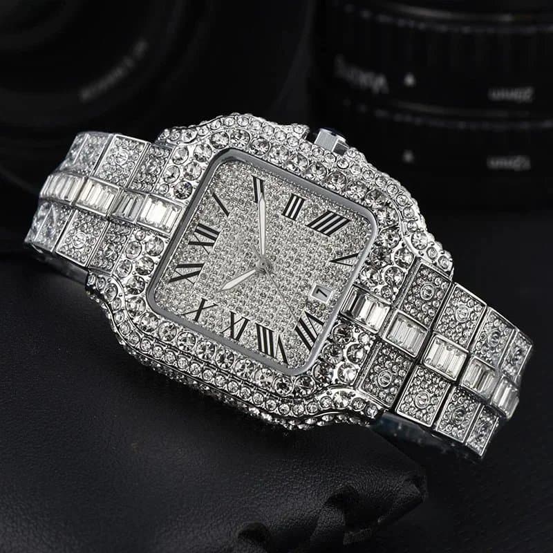 Cartier Santos Fully Iced