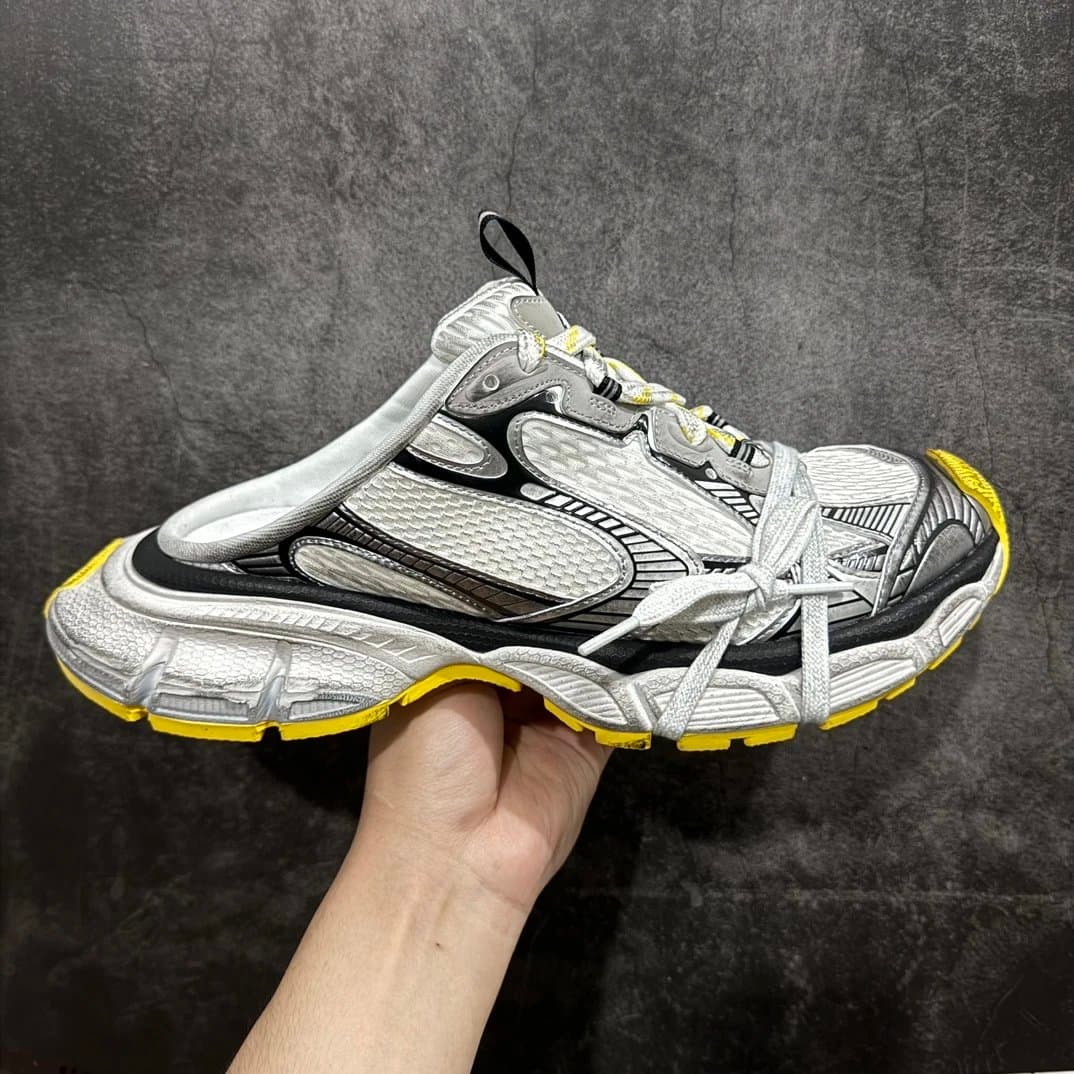 Salomon XT-6 Earth Tone — 3XL 白灰黄半拖