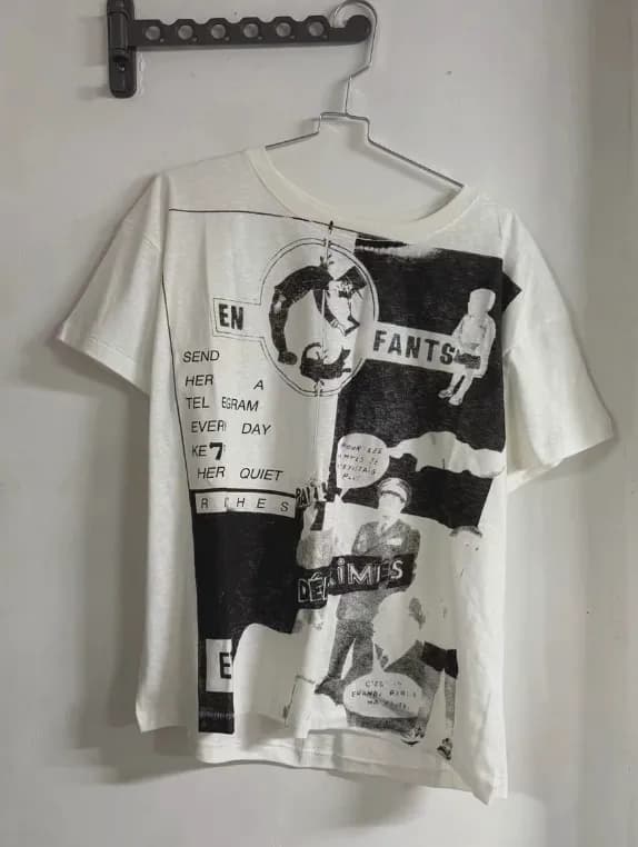 Dior Graphic T-Shirt Collage Print