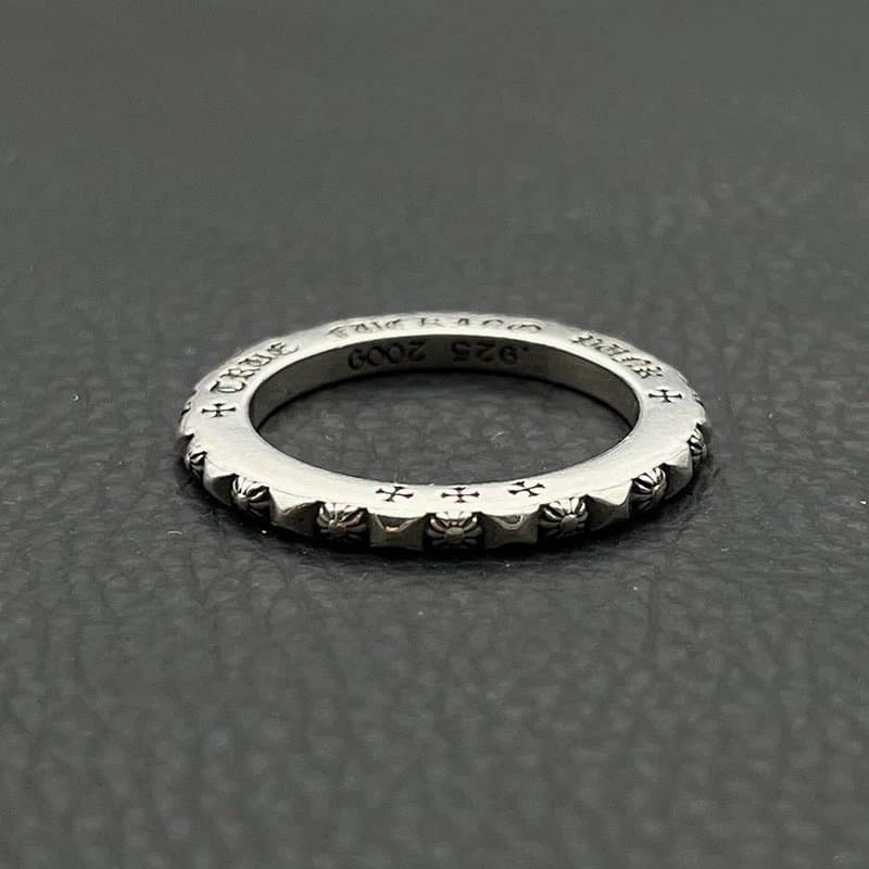 Chrome Hearts Cross Ring Sterling Silver