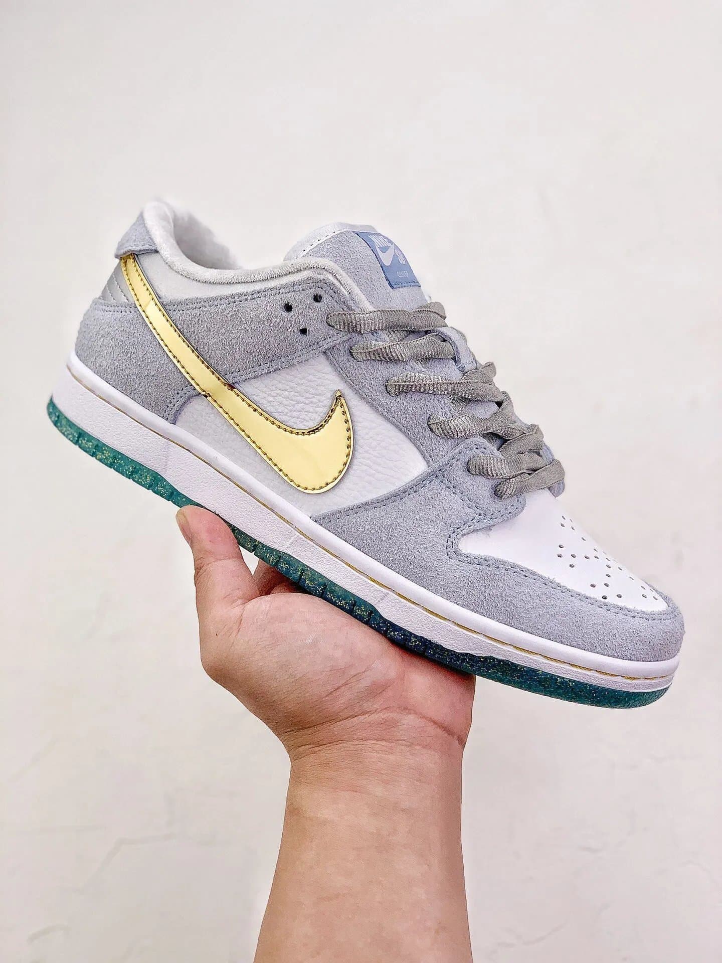 Nike Dunk Low Pro Black Grey — 冰雪奇缘