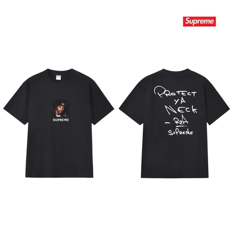 Supreme T-Shirt Graffiti Logo — S310黑色