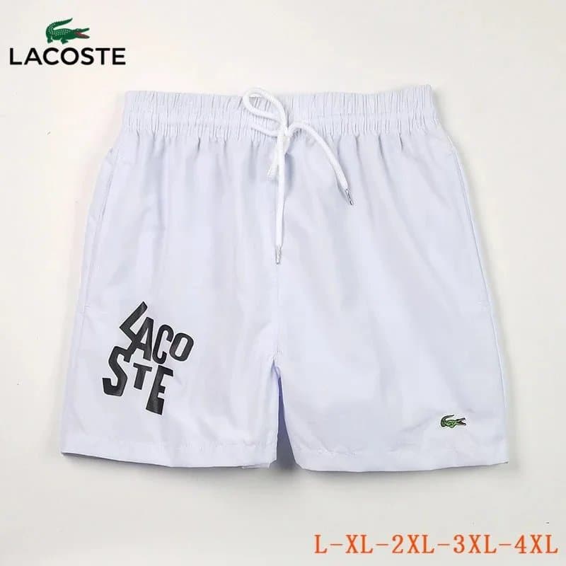 Lacoste Logo Print Swim Shorts Bold Logo