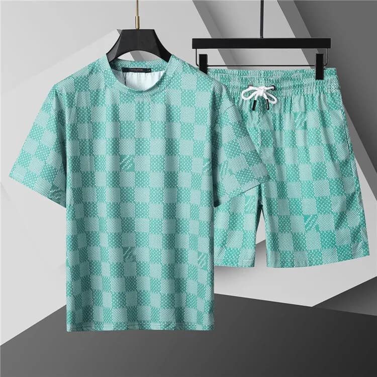 Versace Logo-Print Set Monogram Jacquard — 91128浅绿