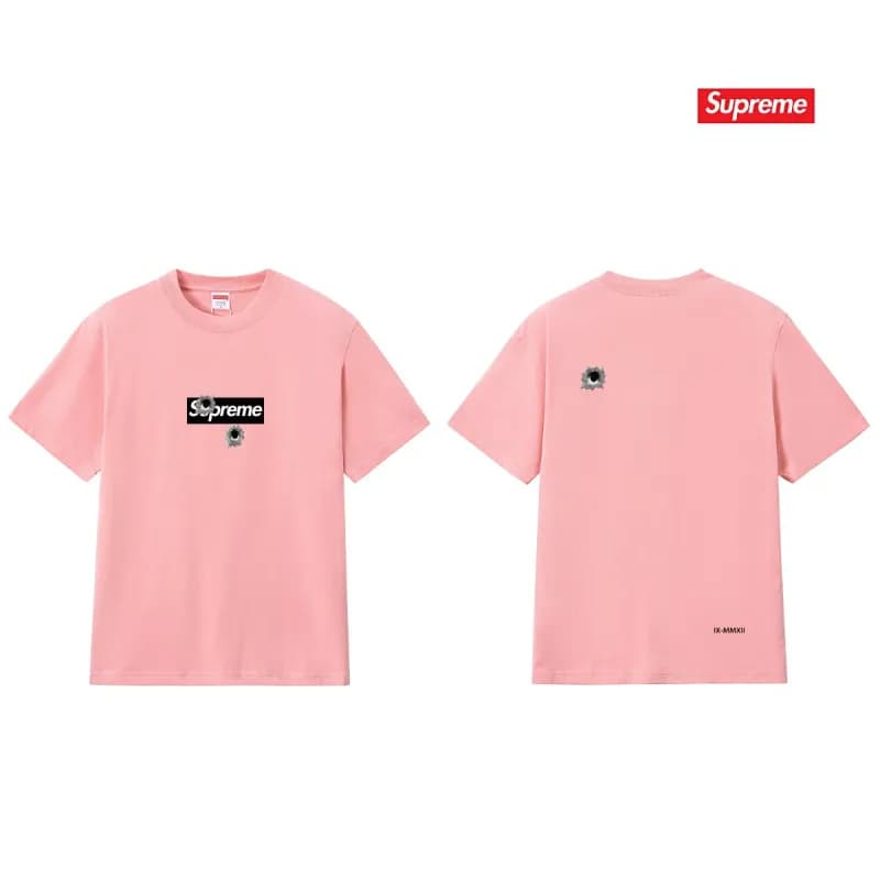 Supreme Box Logo Tee Bullet Hole