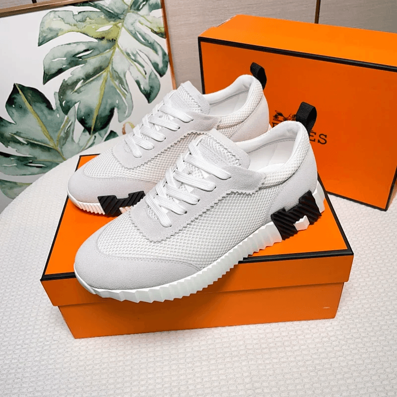 Hermès Run Mesh and Suede