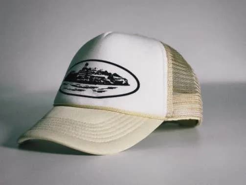 Corteiz Bucket Hat Embroidered Logo — Classical Off-White
