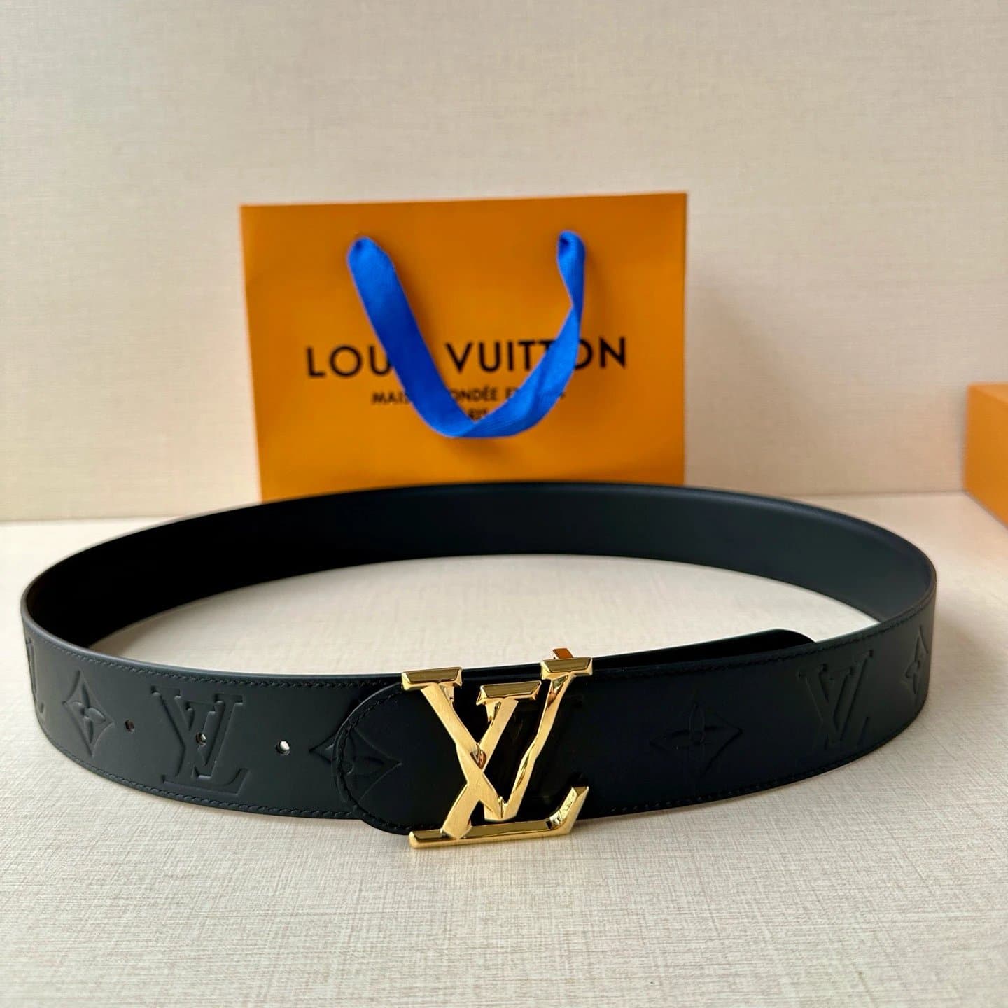 Louis Vuitton LV Initiales Belt Monogram Eclipse — A-7