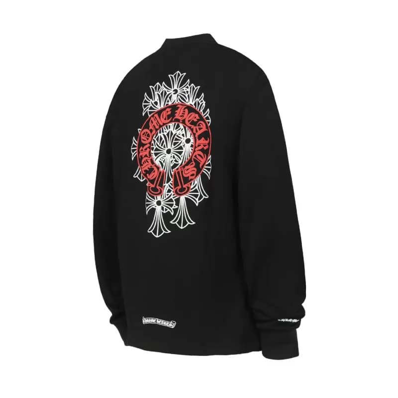 Chrome Hearts Long Sleeve Tee Stay Fast Graphic — 2137 black