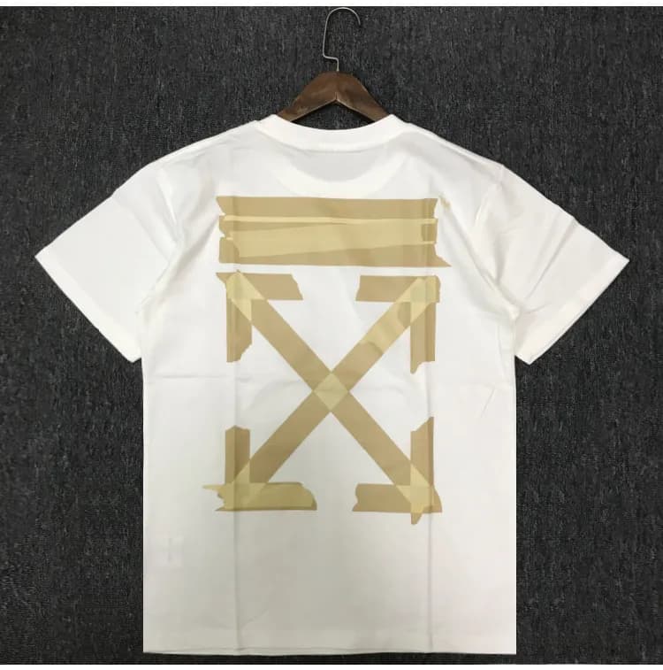 Off-White Graphic Tee KAWS Collaboration — 白色（胶带）