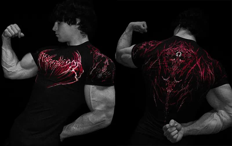 Sp5der Graphic Tee Blood Vein Print