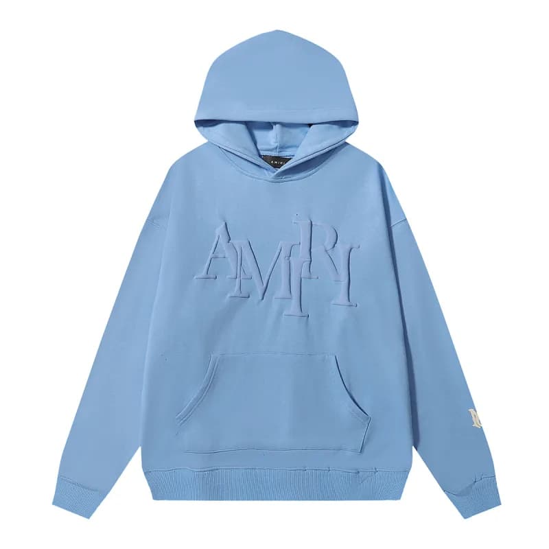 Aimé Leon Dore Embroidered Hoodie Light Blue