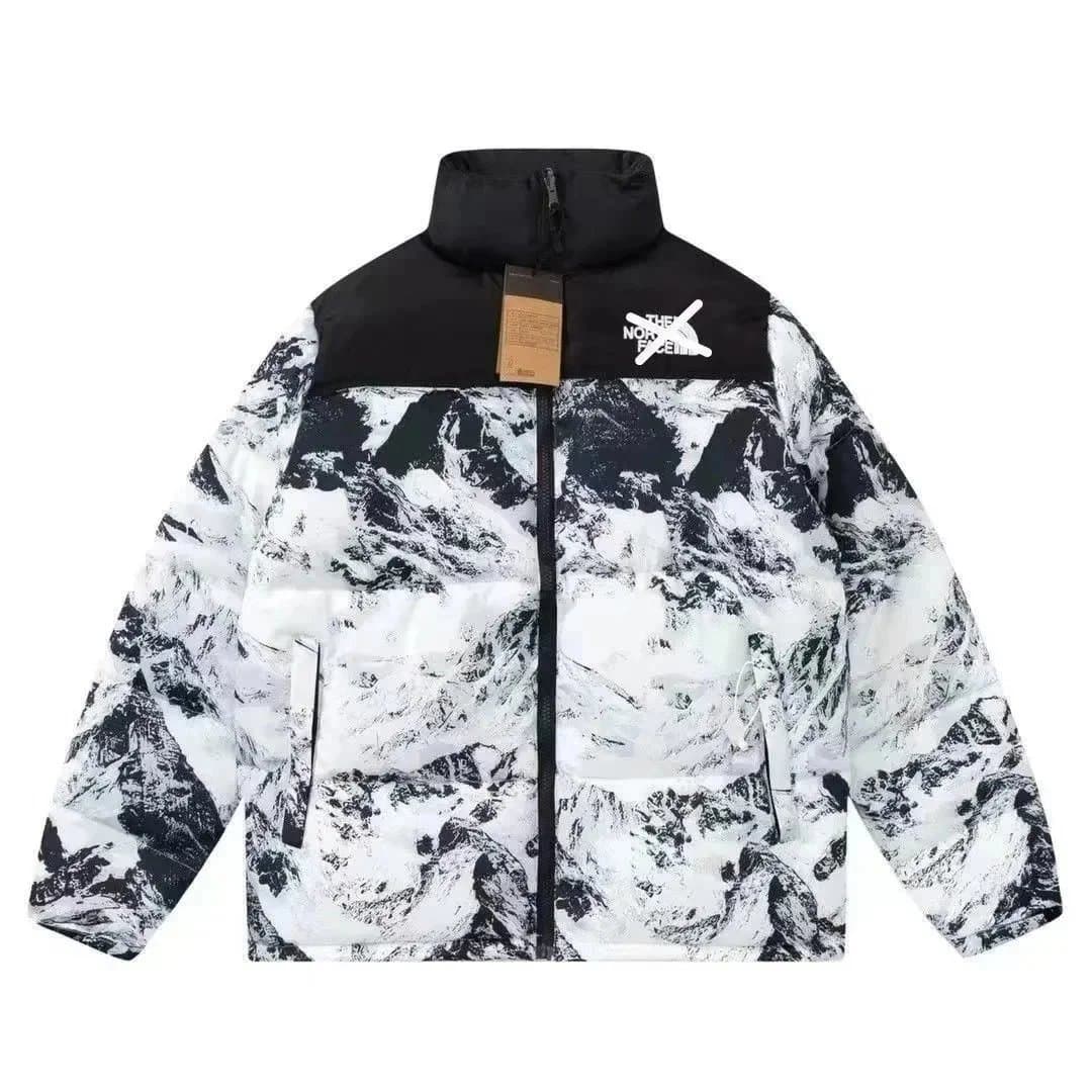 The North Face Nuptse Jacket Gradient Black to White — 27