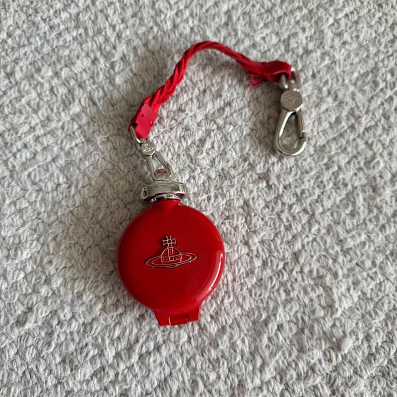 Vivienne Westwood Orb Keychain Glossy Red