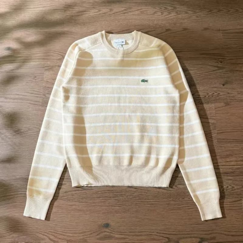 Lacoste Crewneck Sweater Striped
