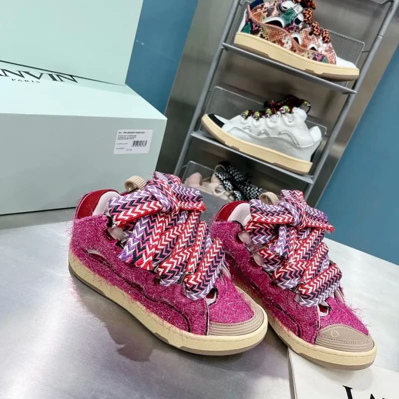 Lanvin Sneaker Zigzag Lace — 红皮草 LF15（定制款，不退换）