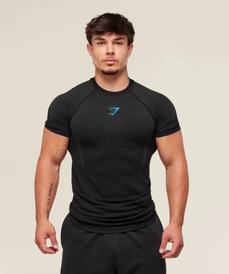 Lululemon Compression T-Shirt Mesh Panel