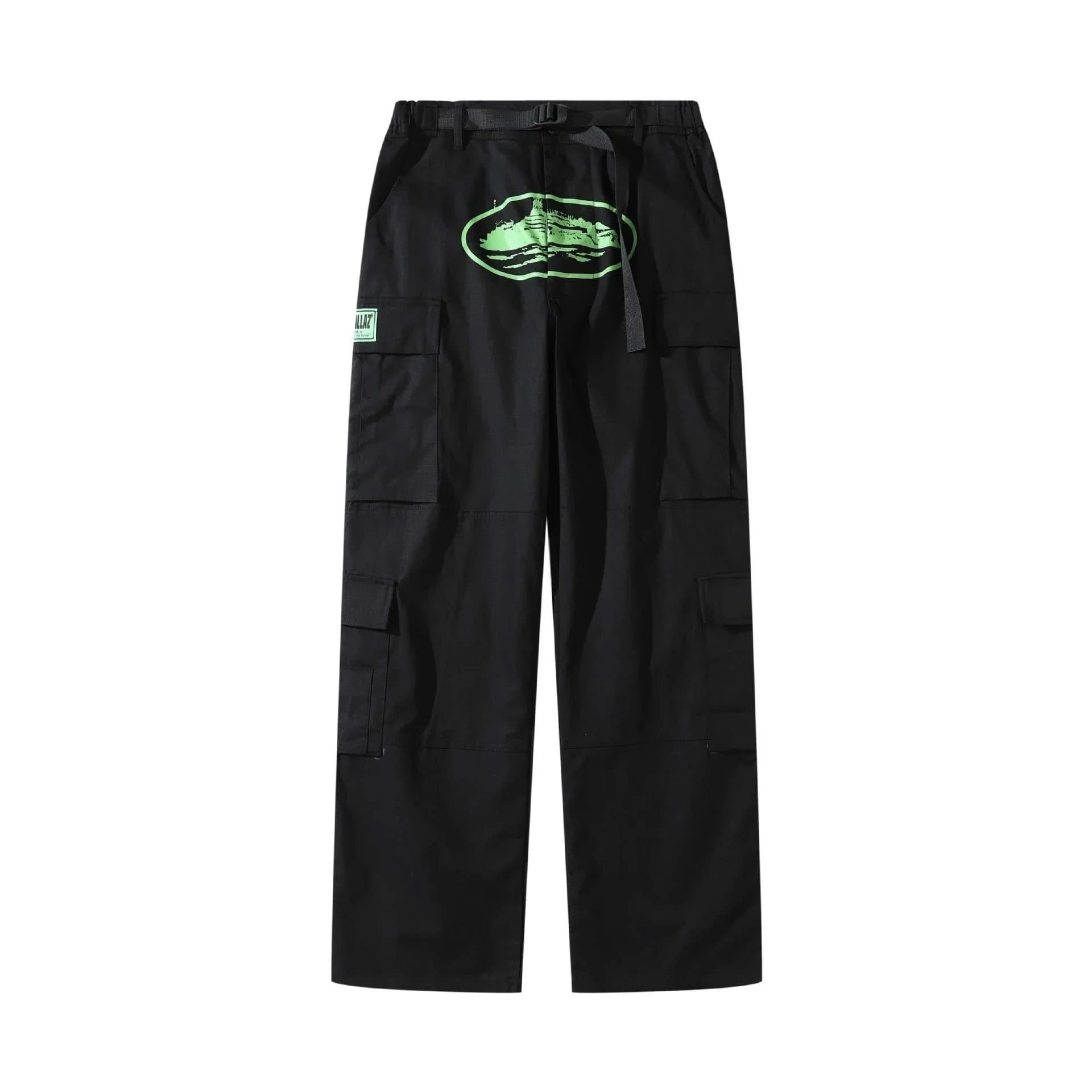 Gallery Dept. Cargo Pants Neon Green Logo