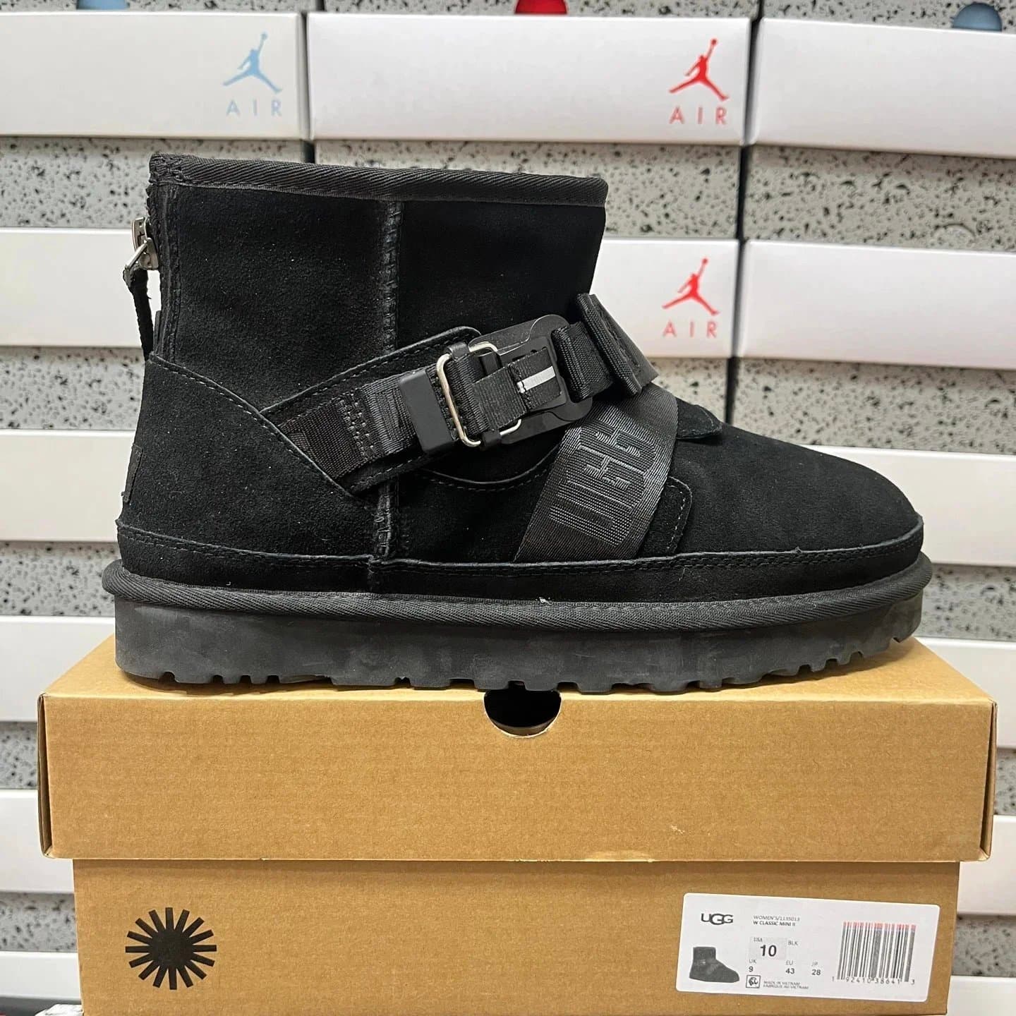 UGG W Funketta Boot Shearling Collar — 1135013 黑色 35-45