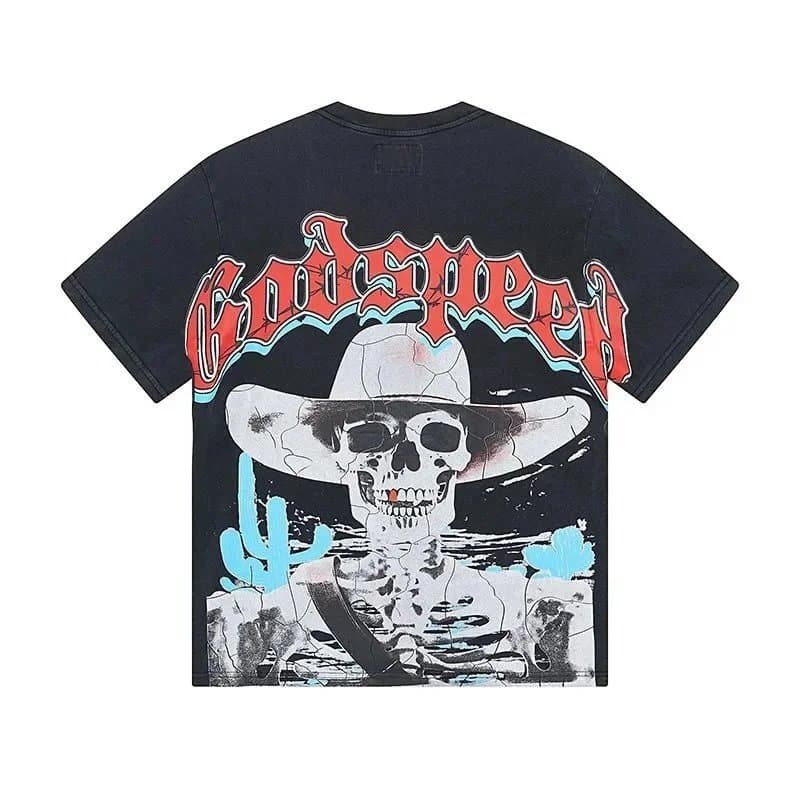 Godspeed Graphic Tee Skeleton Pitcher — 21