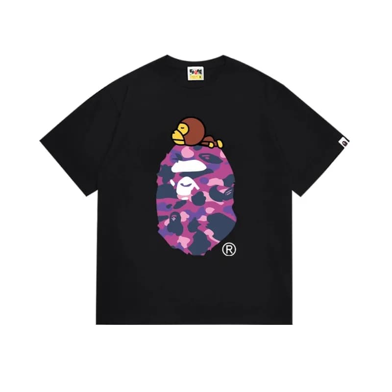 BAPE Ape Head T-Shirt Snake Print Ape Head — 36