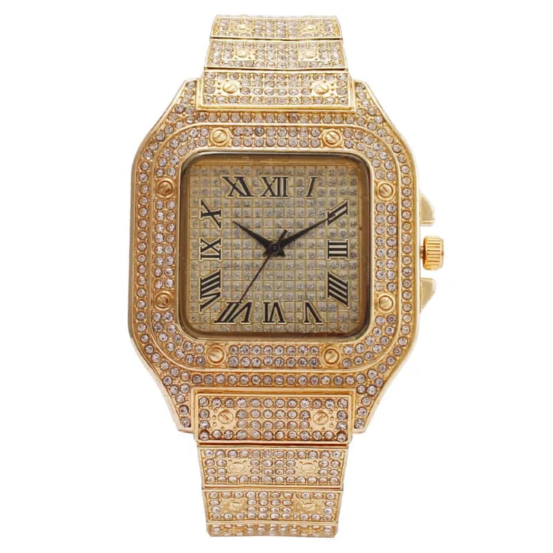 Cartier Santos Fully Iced