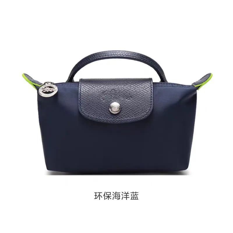Longchamp Le Pliage Mini Classic — 环保海洋蓝