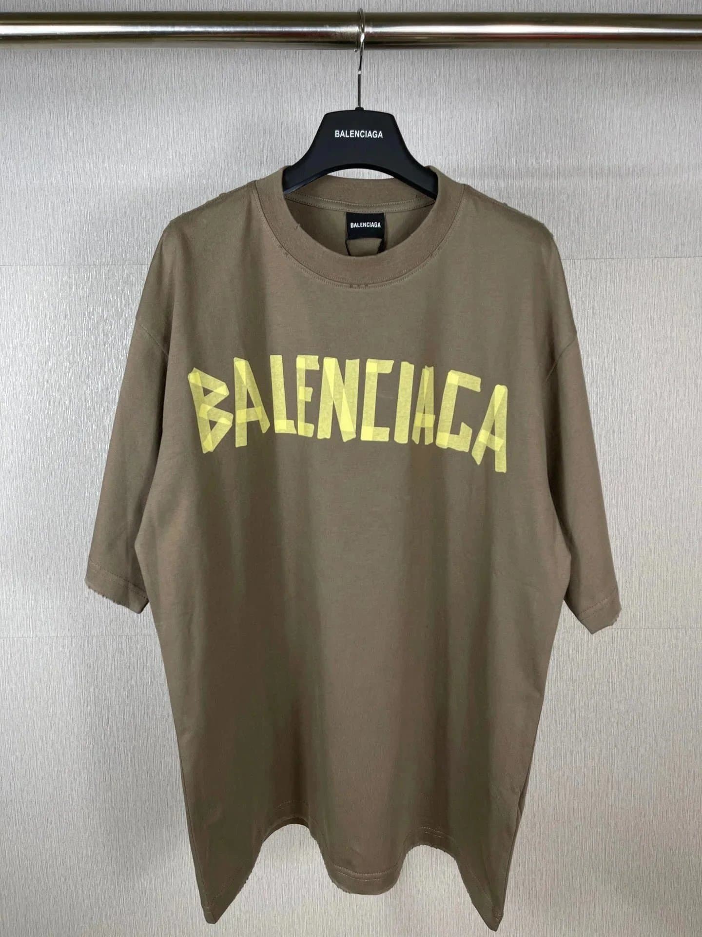 Balenciaga Logo T-Shirt Double Logo Gradient — 5