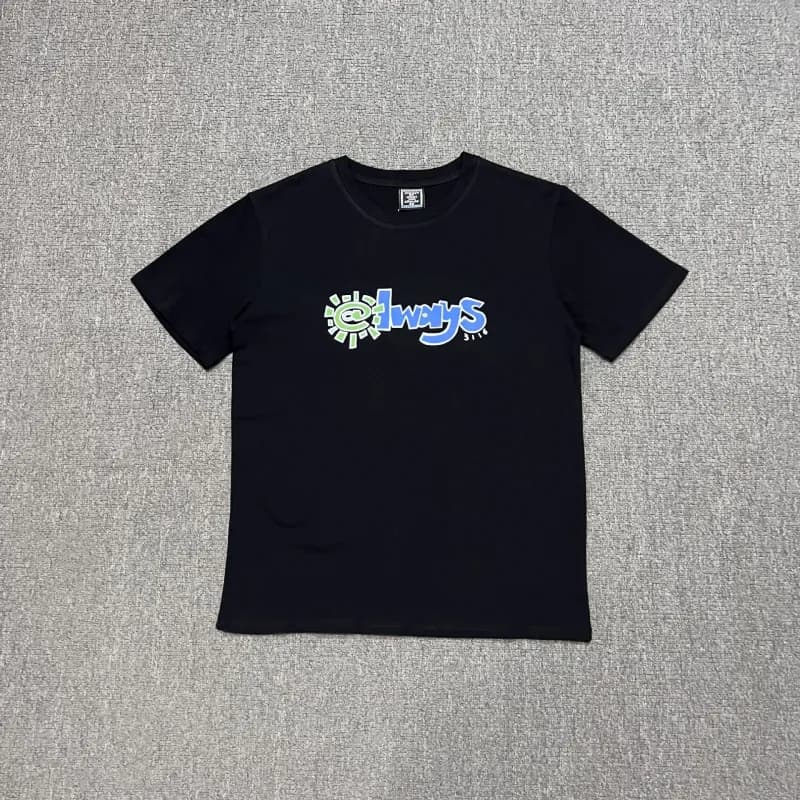 Anti Social Social Club Graphic Tee Sun Logo — AD07黑色