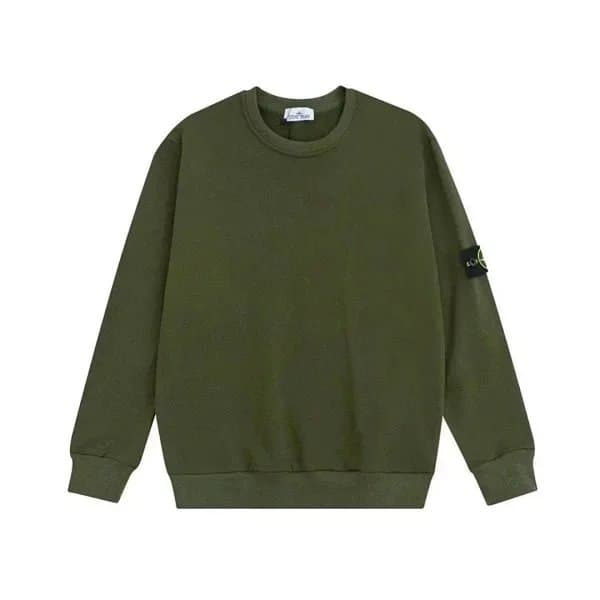 Stone Island Crewneck Sweatshirt Olive Green
