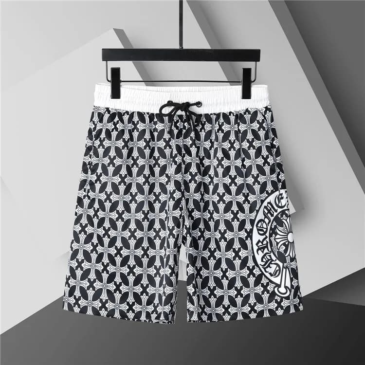 Chrome Hearts Printed Shorts Cross Motif