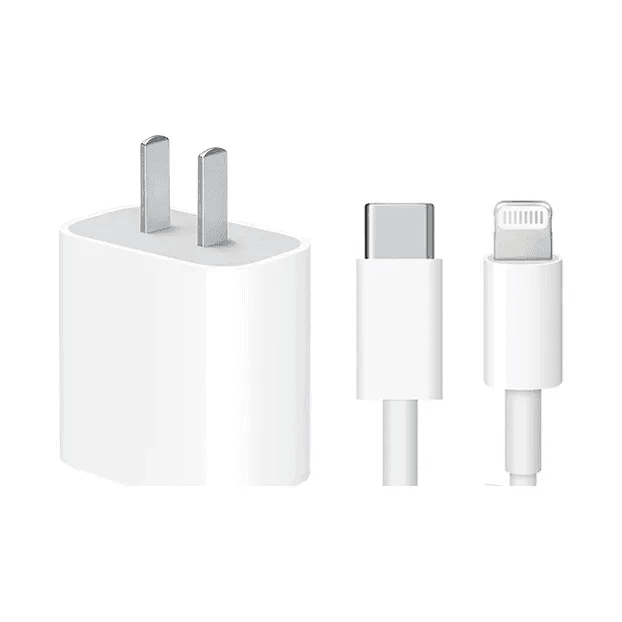 Apple 20W USB-C Power Adapter + Lightning to USB-C Cable White