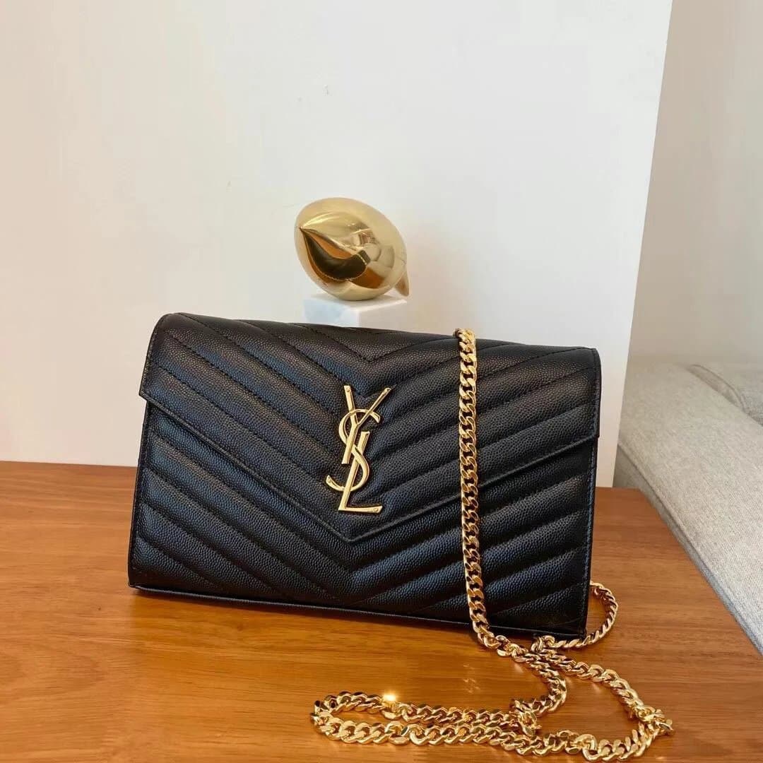 Saint Laurent Lou Lou Quilted Leather