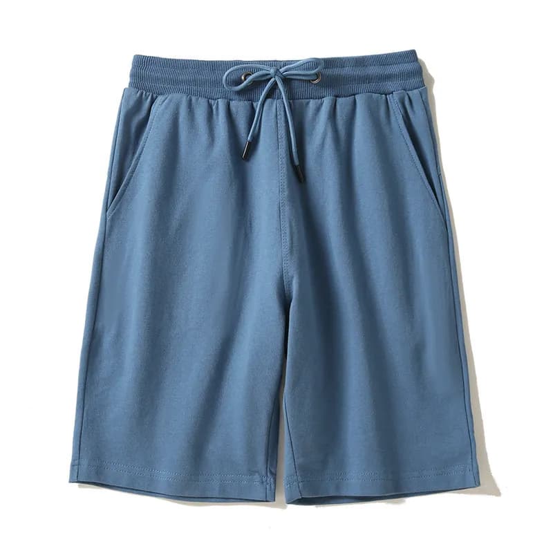 Drawstring Shorts Solid Color