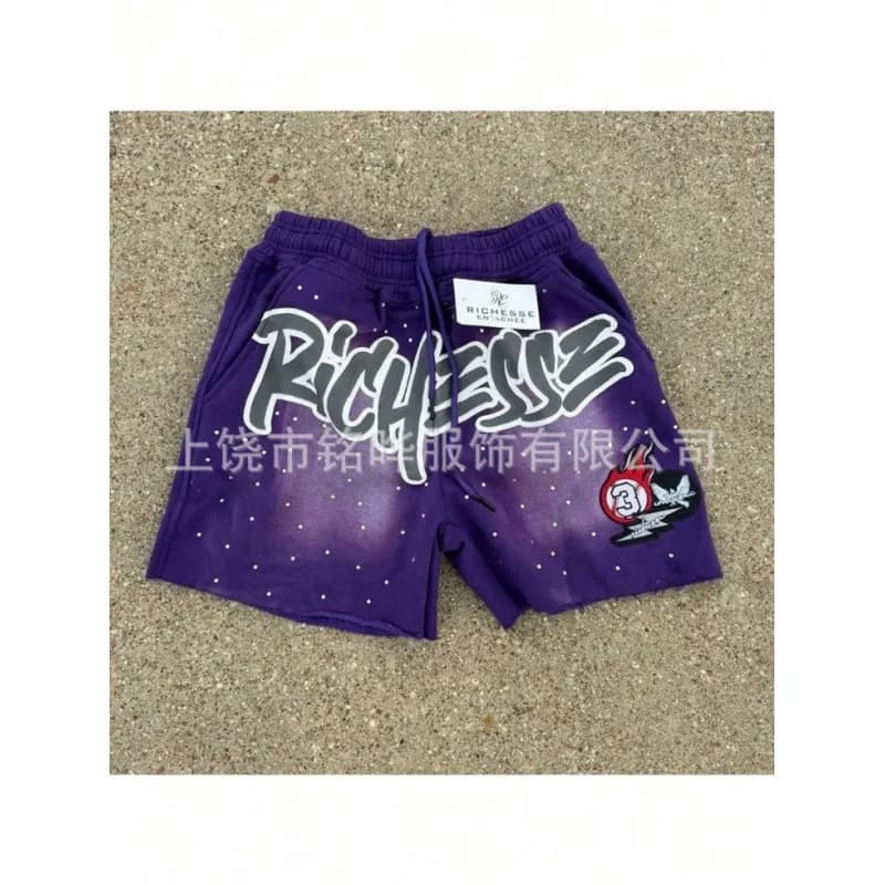 Hellstar Graphic Sweat Shorts Flame Logo — 爆12