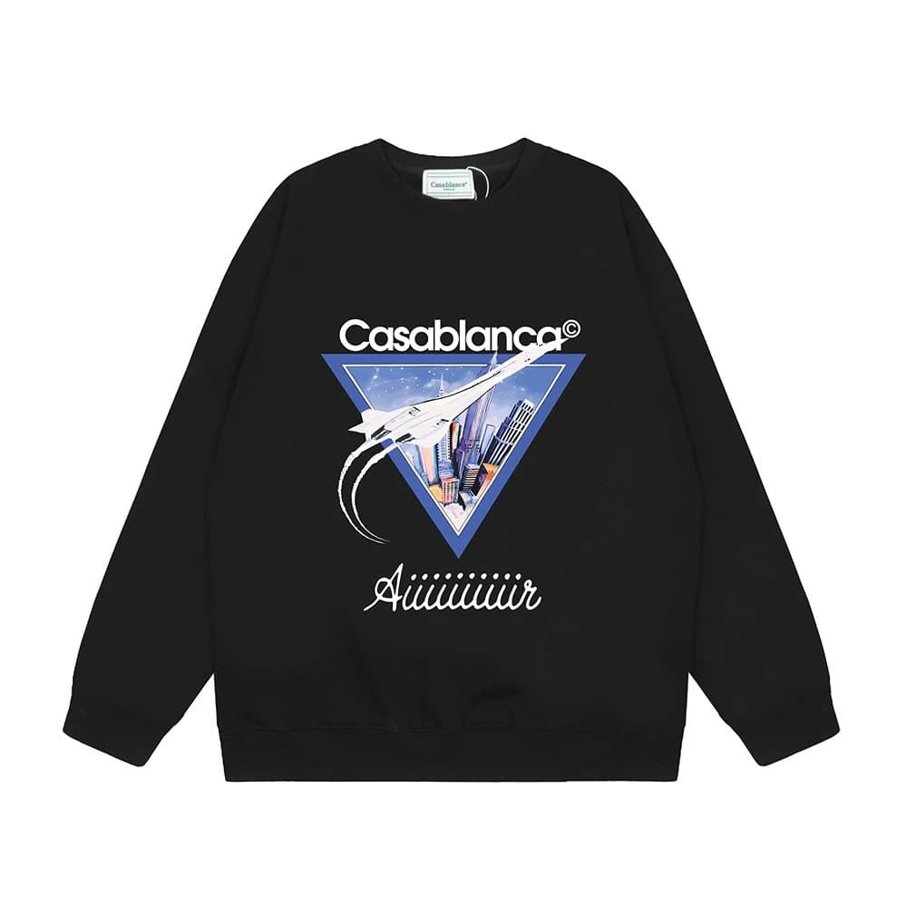 Casablanca Casa Blanca Sweatshirt Tennis Graphic — 044黑色