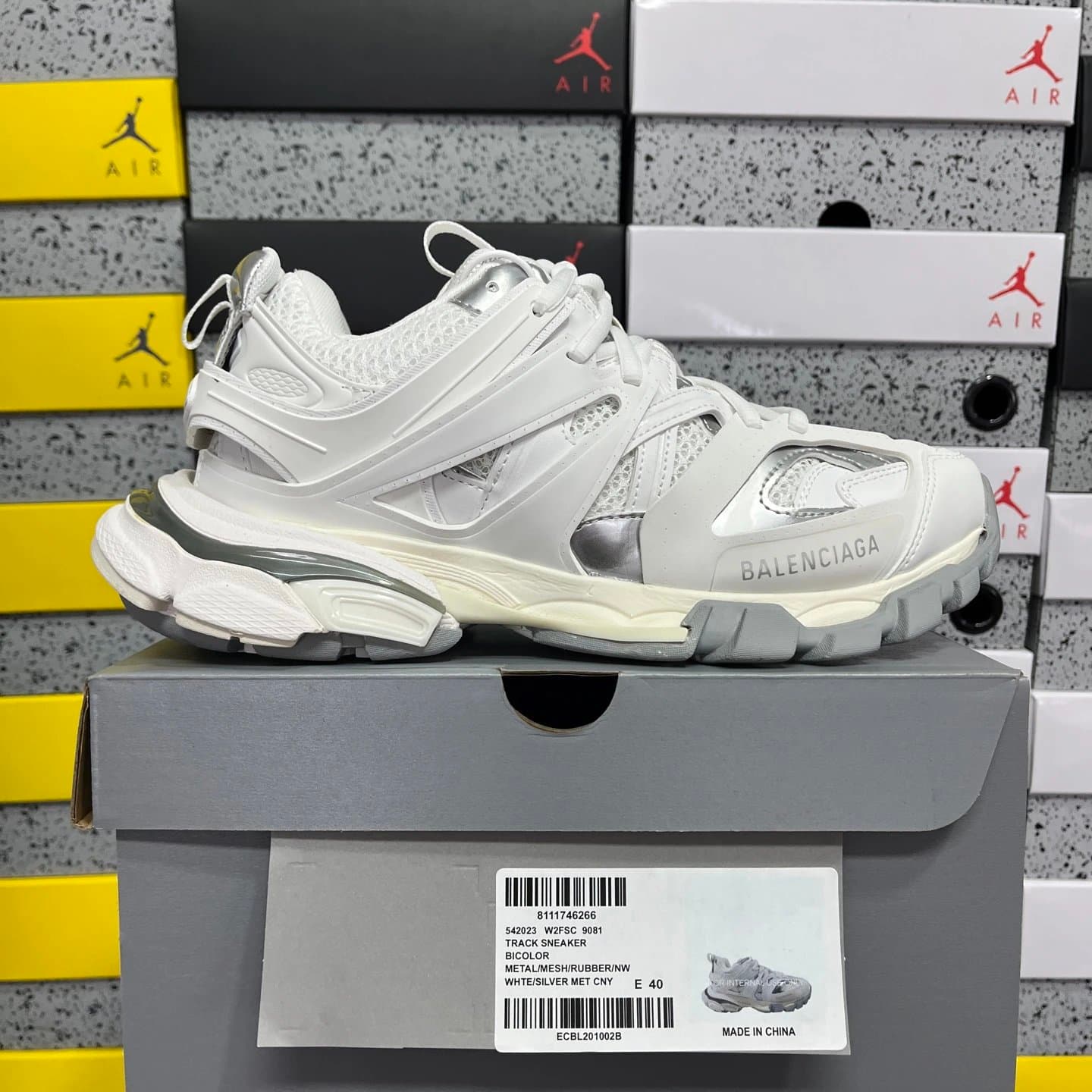 Balenciaga Track Sneaker Monocolor — VG · 白银 SC 9081