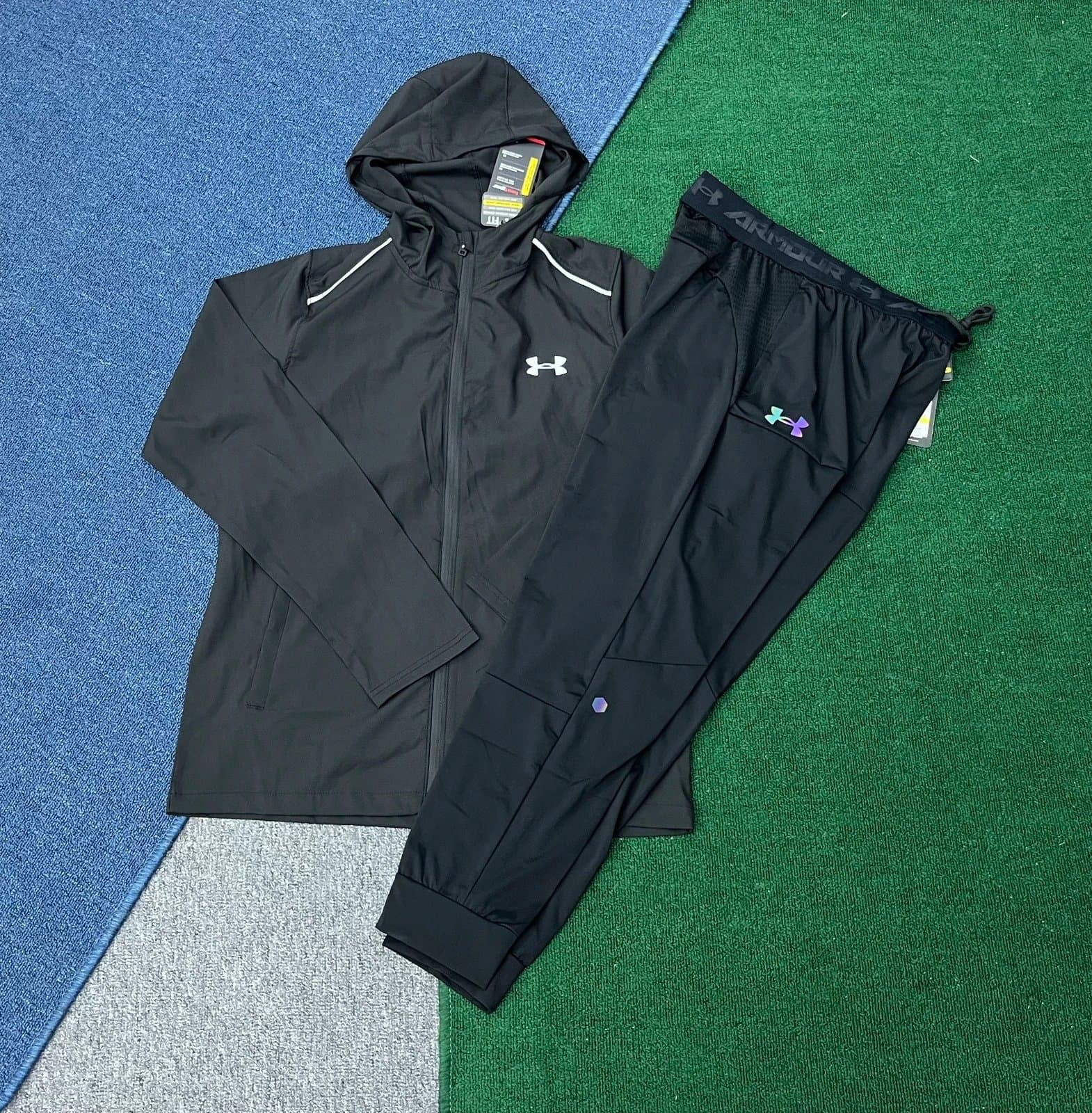 Under Armour Threadborne Long Sleeve Hex Mesh — 14（WhatsApp+86 15250578954）