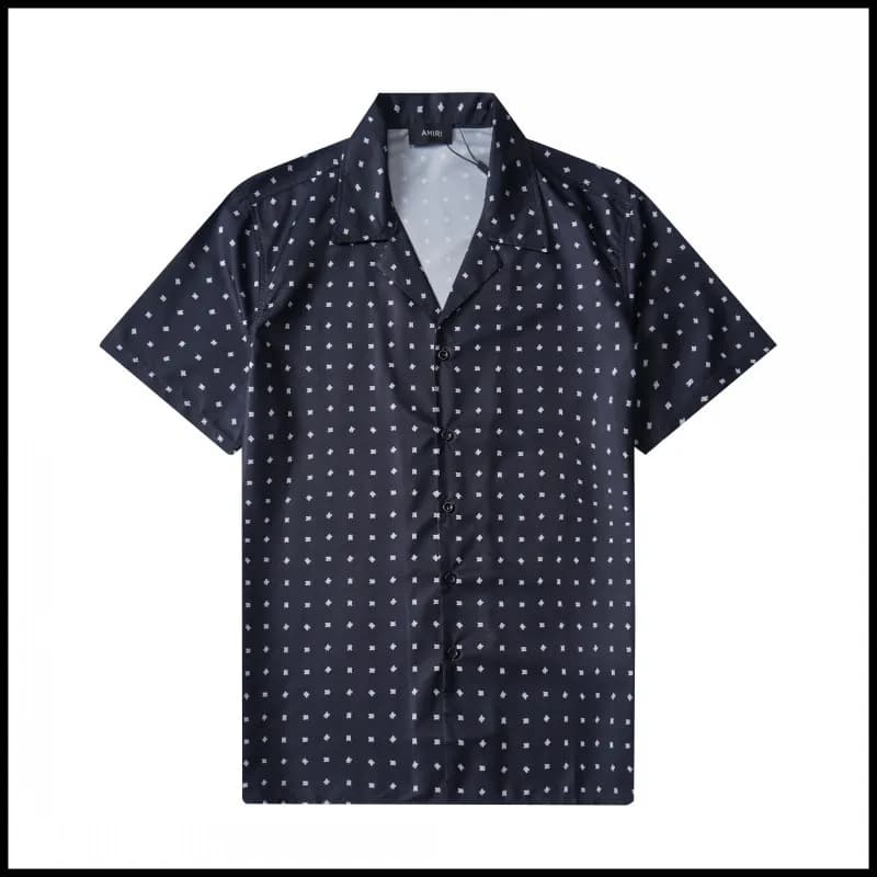 Logo Print Shirt All-Over AMIRI Logo — 9688 黑色