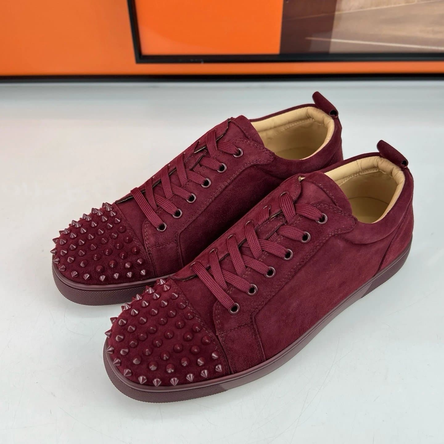 Hermès Loafer Smooth Leather with Metal Stud — No.1000