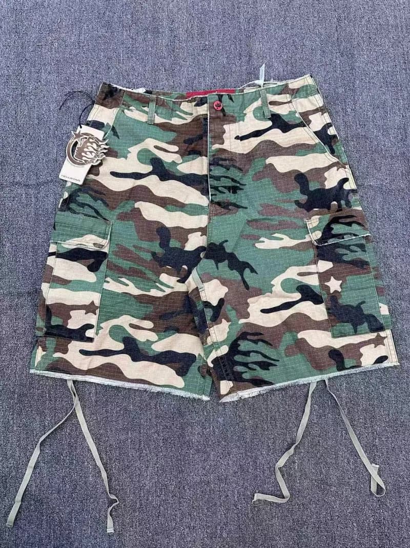 Balenciaga Cargo Shorts Woodland Camo