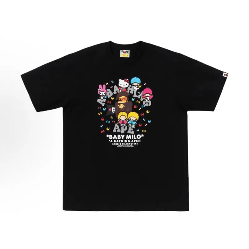 BAPE Graphic Tee Baby Milo x Sanrio Characters