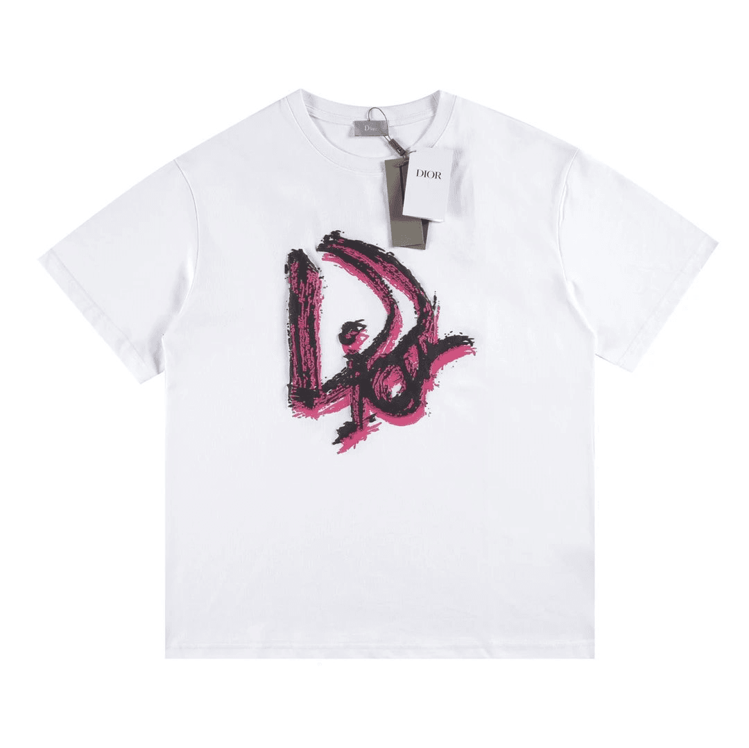 Dior T-Shirt Oblique Logo Patch — 17
