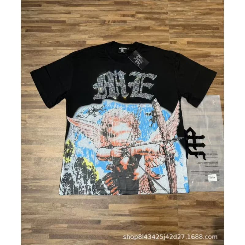 Anti Social Social Club Graphic Tee Alien Print — 8110黑