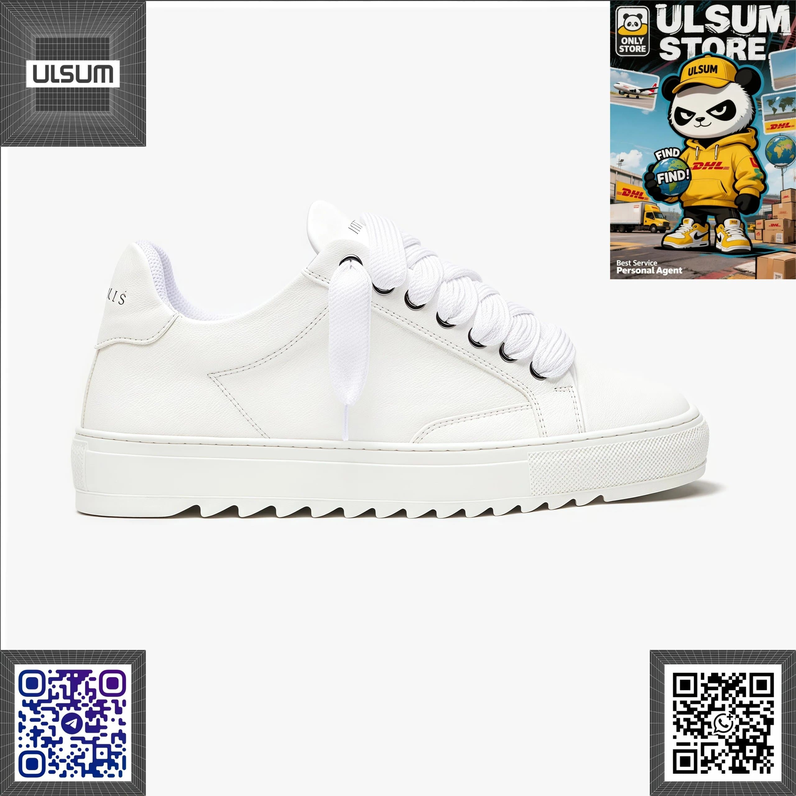 Numeris Atelier Low Sneaker All White
