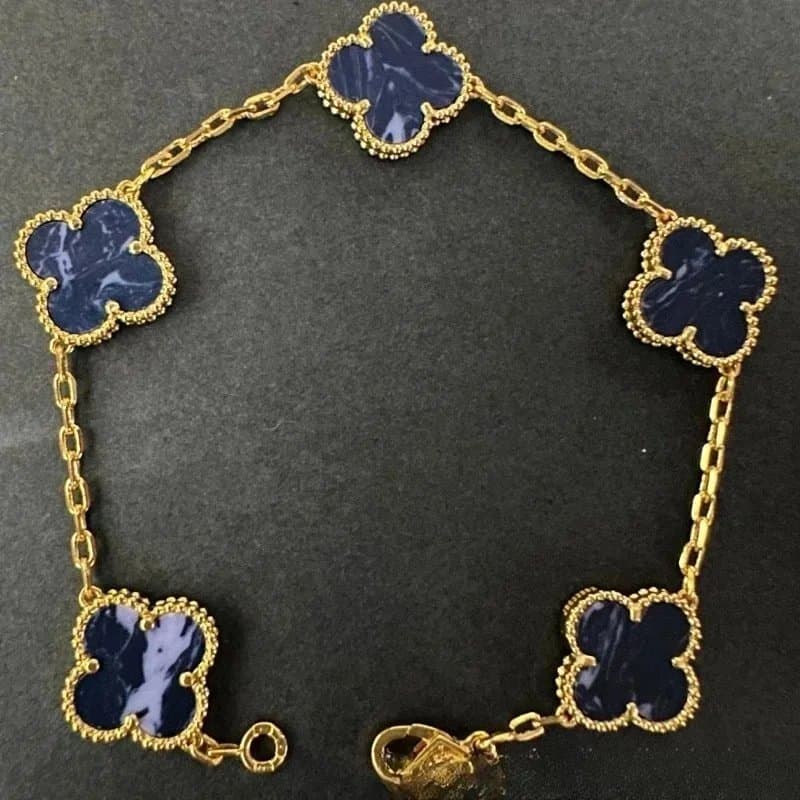 Van Cleef & Arpels Alhambra Bracelet Five Motifs — 1